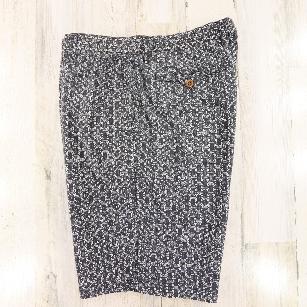J Crew Club Shorts Mens 32  Navy Blue Preppy Chino